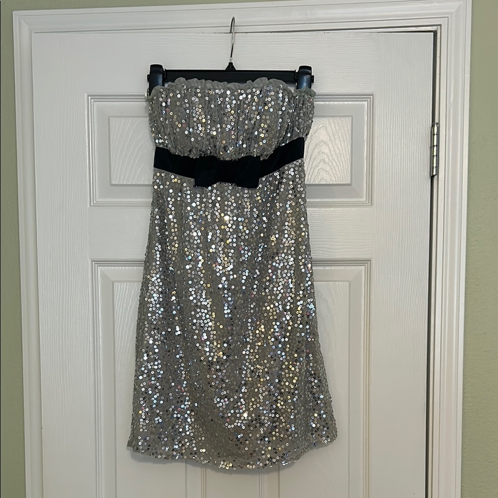 Vintage Betsey Johnson evening line sequin dress